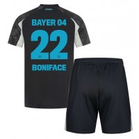 Bayer Leverkusen Victor Boniface #22 3rd trikot Kinder 2024-25 Kurzarm (+ Kurze Hosen)